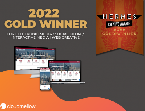 CloudMellow earns another creative award, the 2022 Hermes Creative Award
