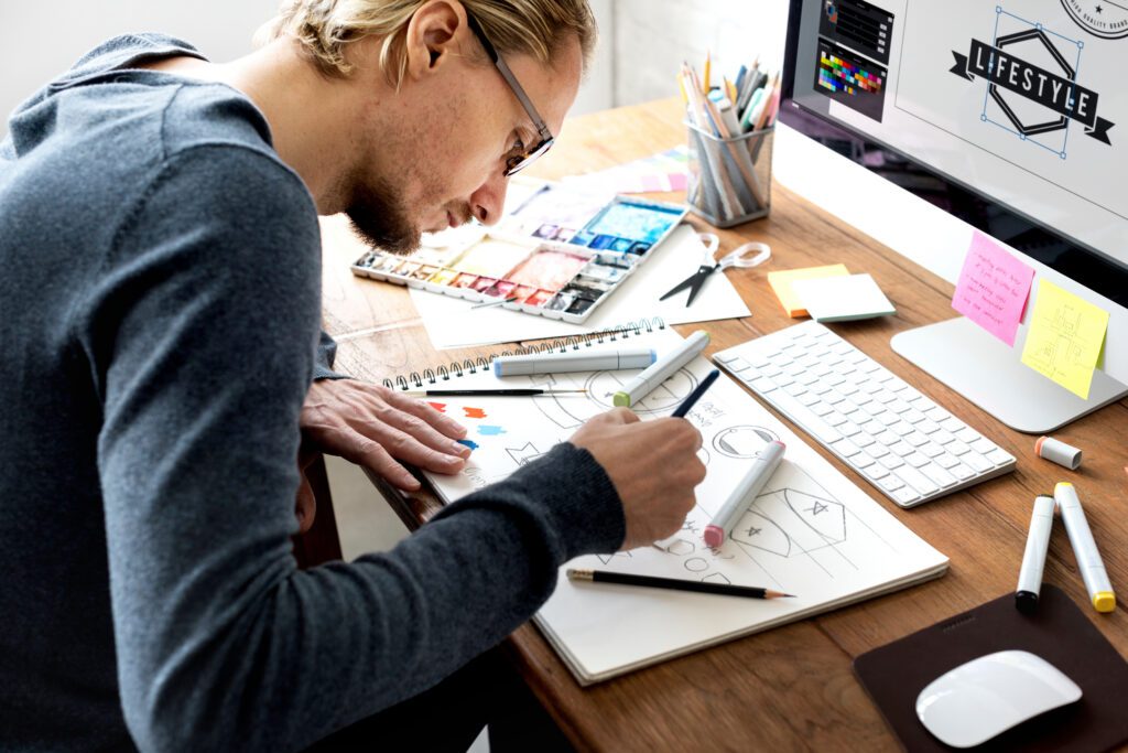 Designer at work
