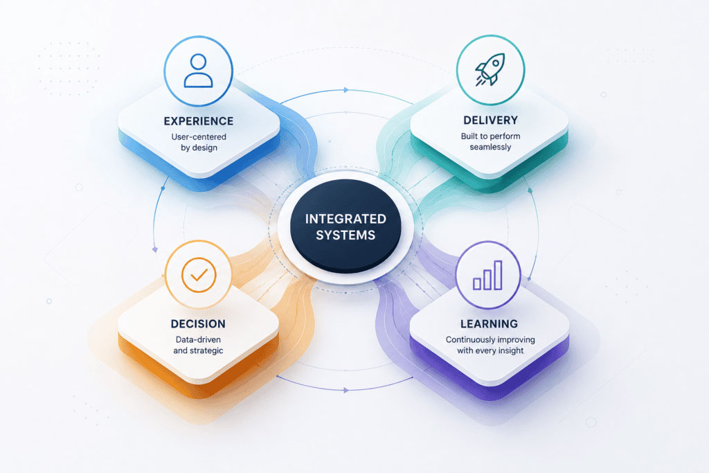 Integrated Systems: Experience, Delivery, Learning and Decision